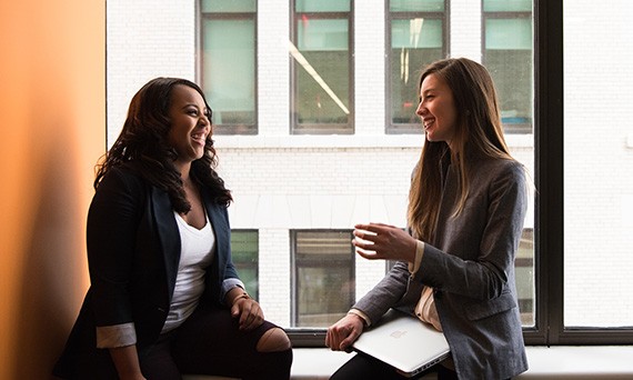 Women Discussing Our Mission Statement